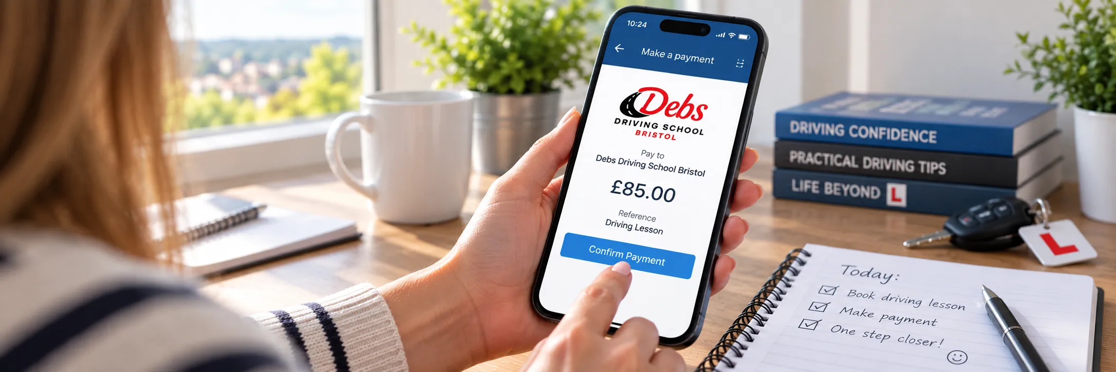 Driving lesson prices with Debs Driving School Bristol